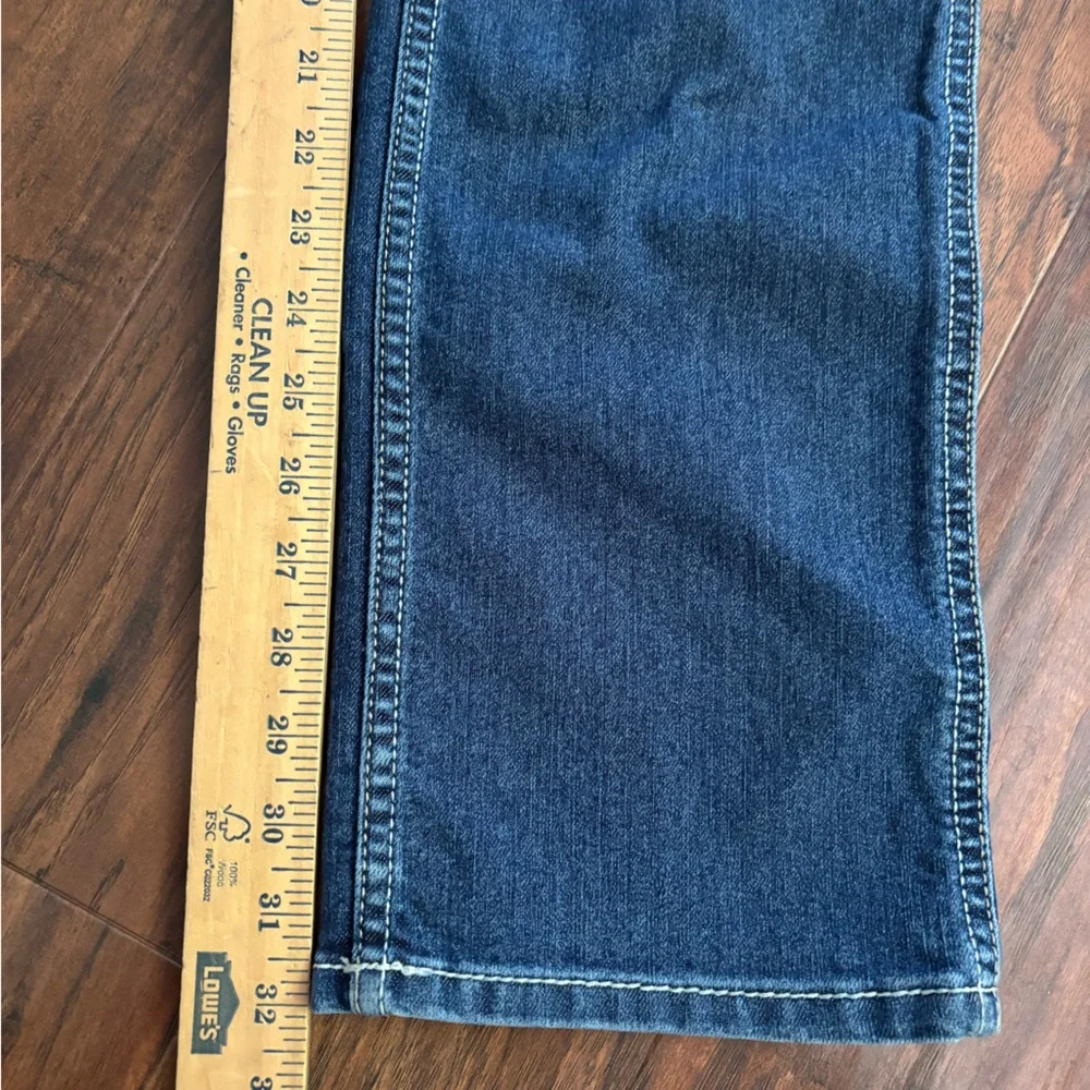 Ariat Rebar Mid Rise Durastretch Nightride Riveter Straight Jean L (fit like R) - Picture 13 of 14